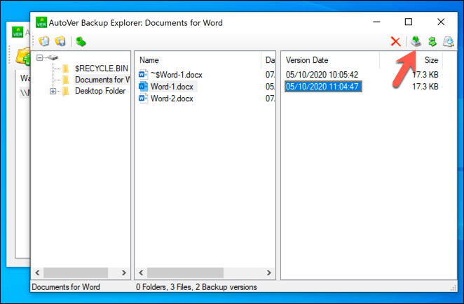 Using Third Party File Versioning Software image 5