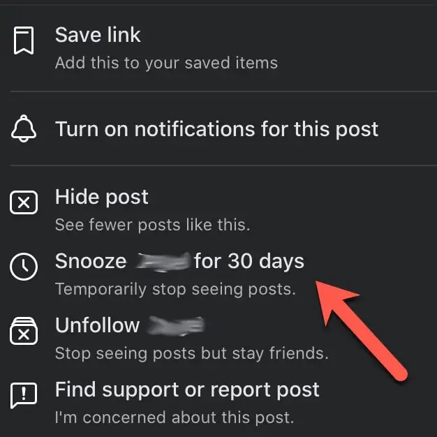 Snooze to Hide Political Facebook Posts from Friends image 3