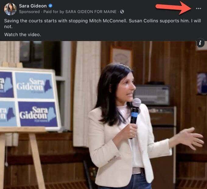 Report a Misleading Political Facebook Ad image 2