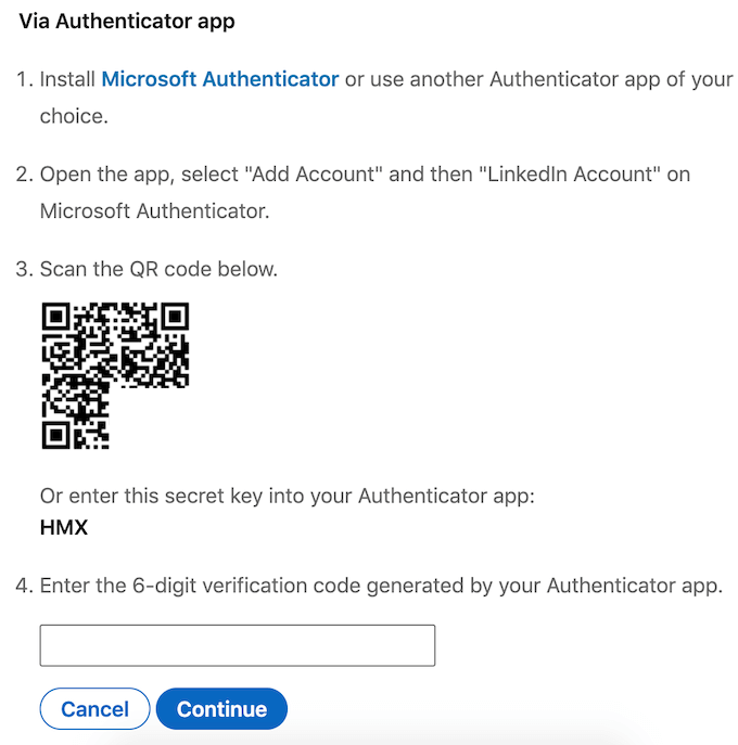 Two-Factor Authentication on LinkedIn image 5