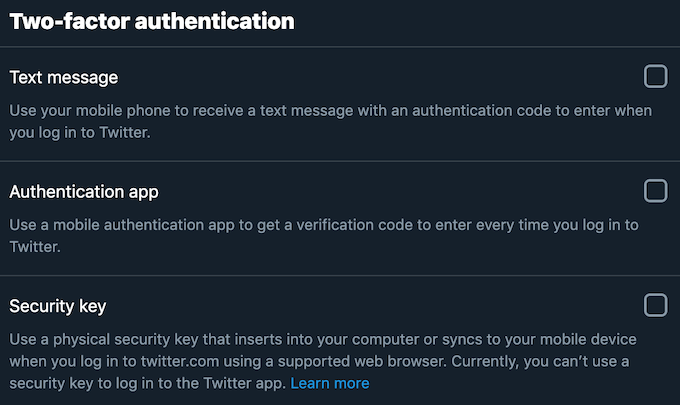Two-Factor Authentication on Twitter image 3