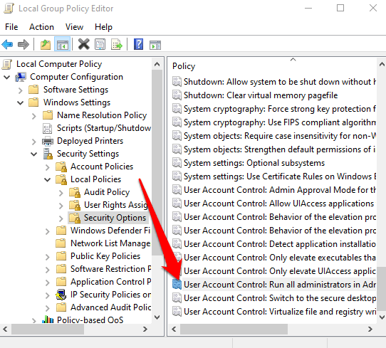 How to Disable UAC in Windows 10 image 10