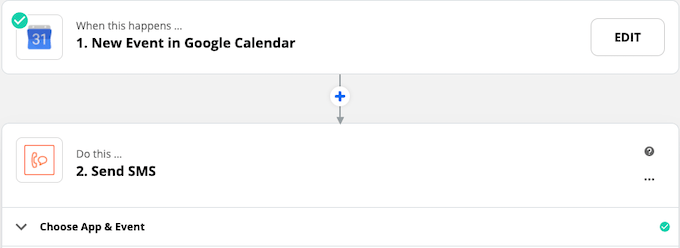 Receive Zapier SMS Alerts for Google Calendar Entries image