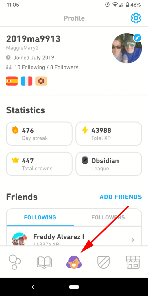 Accessing Your Duolingo Profile image