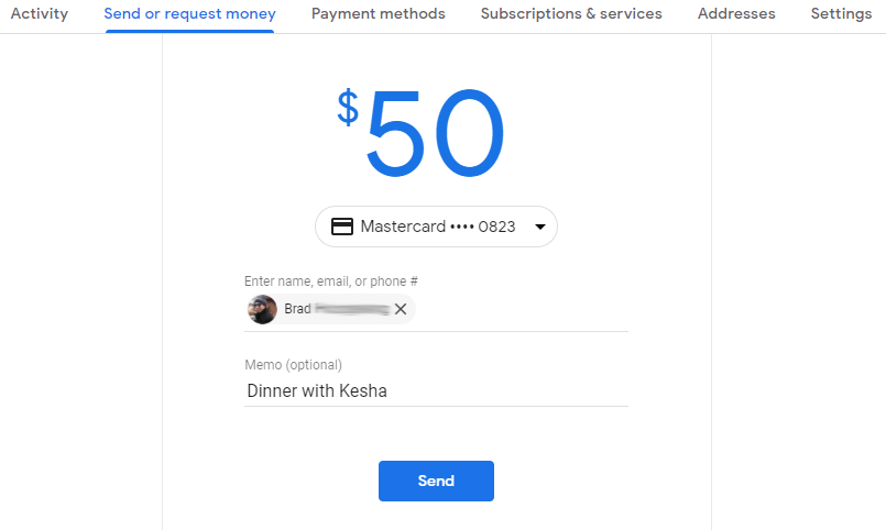 How to Send Money Via the Google Payments Center Website image 4