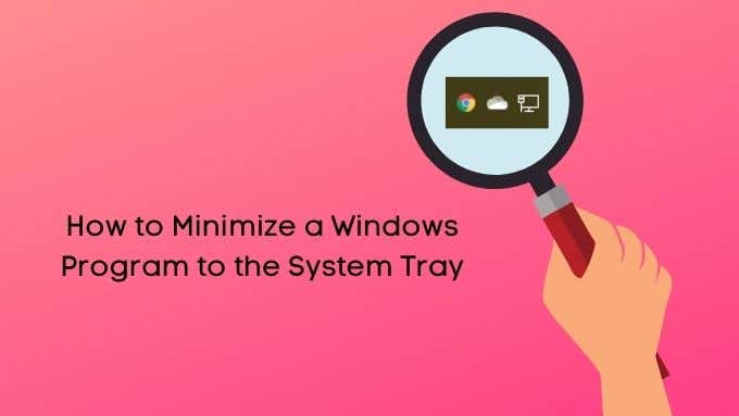 minimize q-dir to tray minimize q-dir to tray