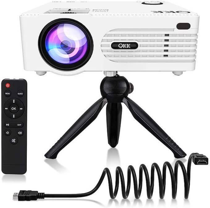 QKK-Projector - Online Tech Tips QKK Portable Movie Projector image