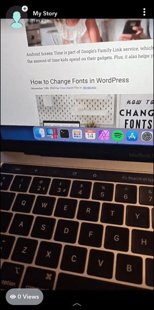 accesing snapchat on mac
