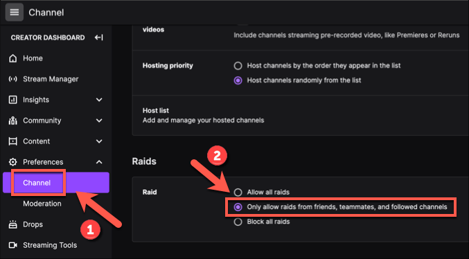 How to unsub from twitch channel