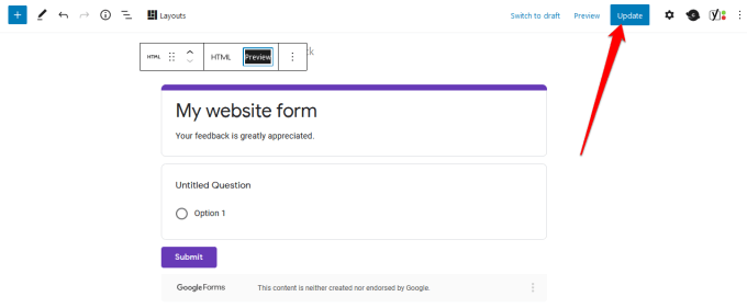 How to Embed Google Forms on Your Website image 24