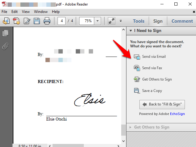 how to open adobe acrobat in adobe sign and fill