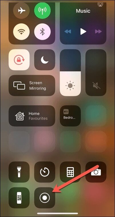 iPhone-Begin-Screen-Recording - Online Tech Tips Save Full Screen Snapchat Videos and Stories image 3