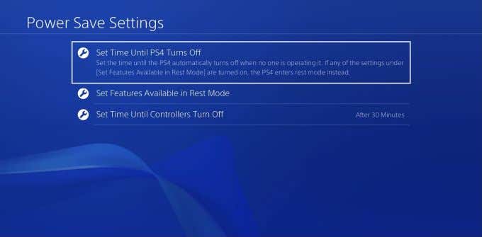 Using Auto Shutdown on the PS4 image 2