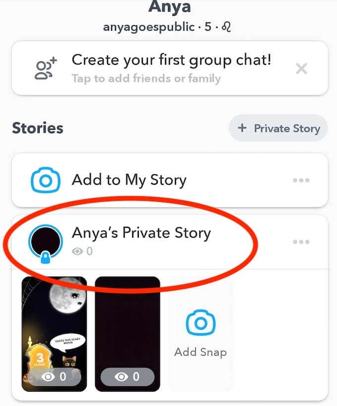 How to Create a Private Snapchat Story image 7