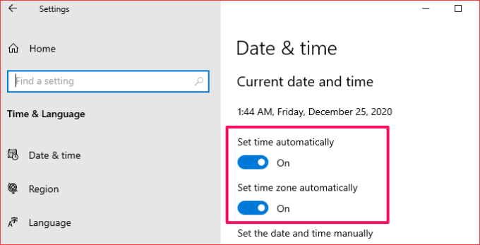Update Your Computer’s Date & Time image 2