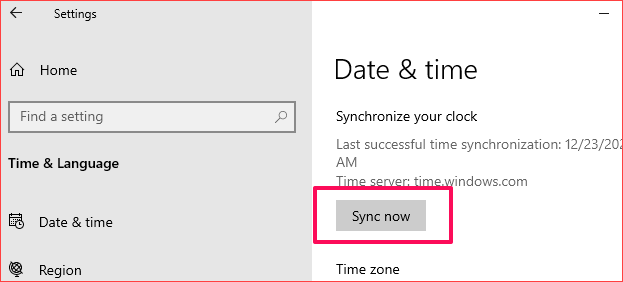 Update Your Computer’s Date & Time image 3