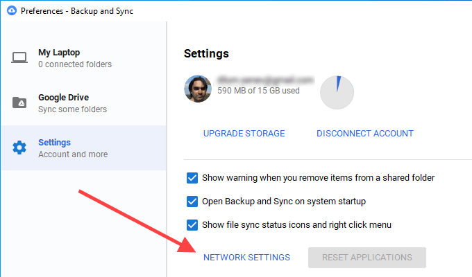 google sync and backup not installing
