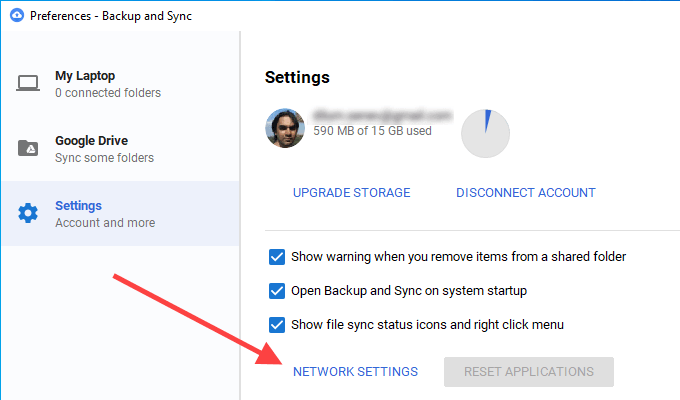 Check Bandwidth Settings image