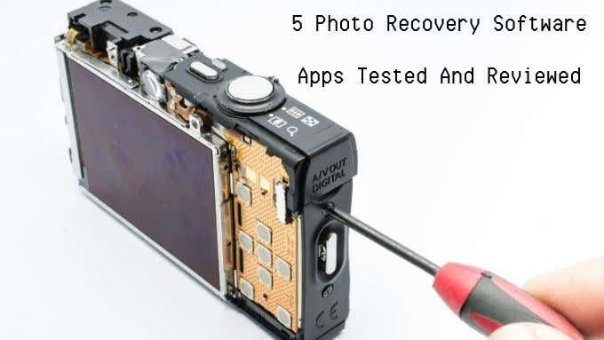 5 Photo Recovery Software Apps Tested and Reviewed image