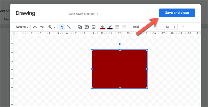 Inserting Shapes Using Google Drawings image 4