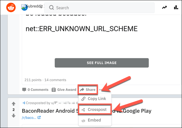 How to Crosspost on Reddit in a Web Browser image 2