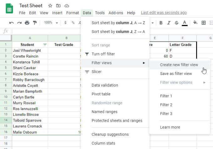 How to Sort or Filter by Color in Google Sheets image 11