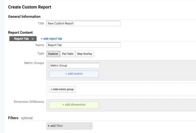 Creating Custom Reports in Google Analytics image 3