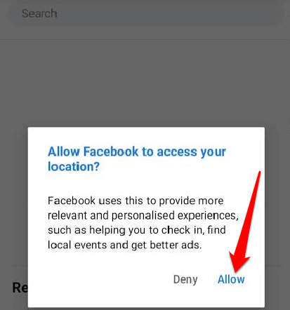 How to Check In on Facebook Using the Android or iOS App image 2