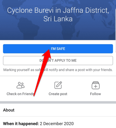 How to Mark Yourself as Safe on Facebook During a Disaster image 6
