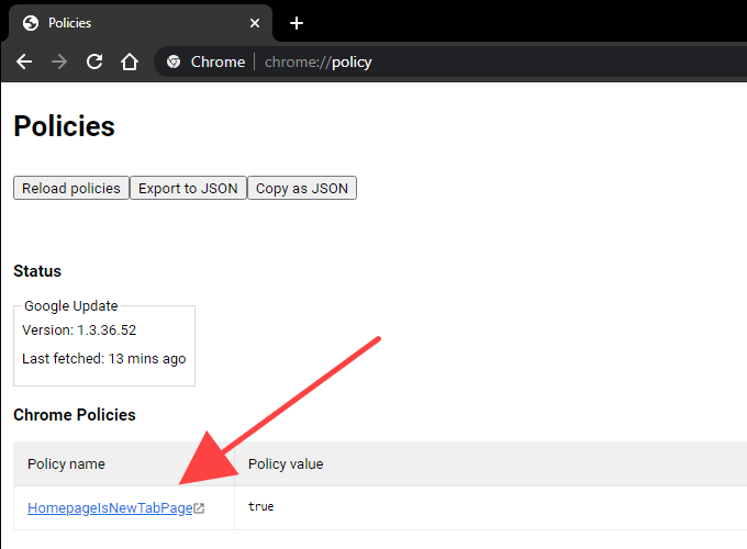 Delete Policies – Registry/Terminal image