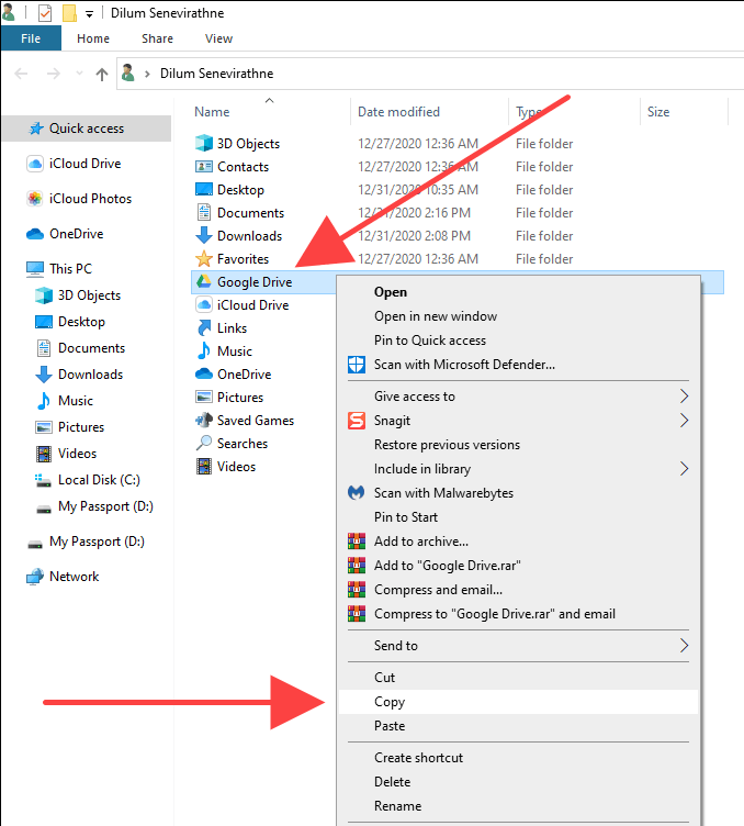 Where is Google Drive folder in my computer?