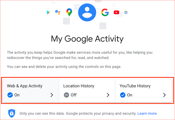 google my activity why you should care