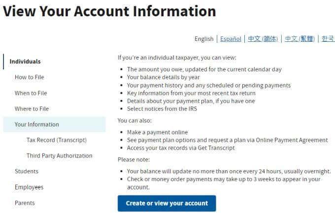 How to Set Up Direct Deposit With IRS image 2