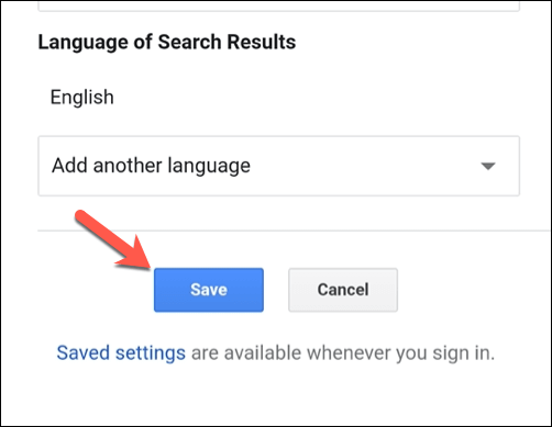 How to turn off safe search google