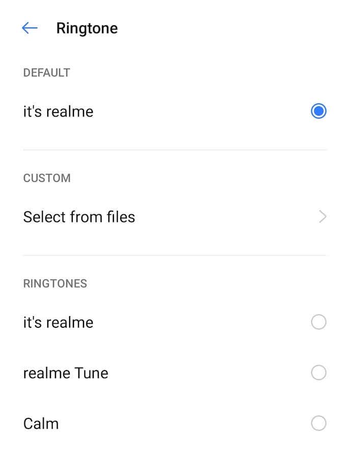 how to set contact ringtone on android