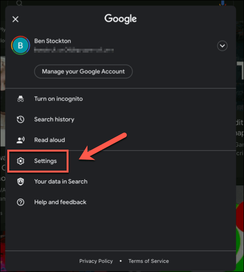How to turn off safe search google