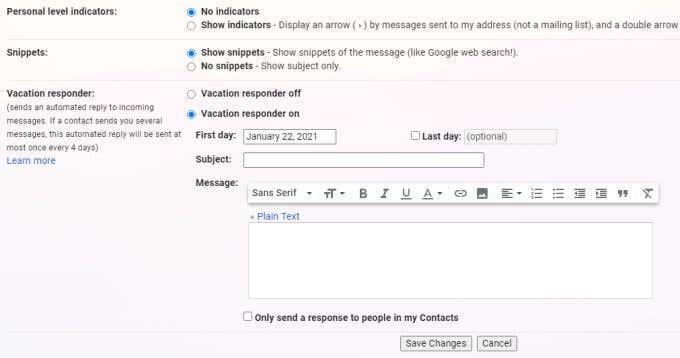 How to Set Up Out of Office in Gmail image 4