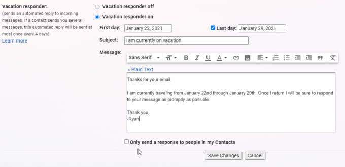 How to Set Up Out of Office in Gmail image 5
