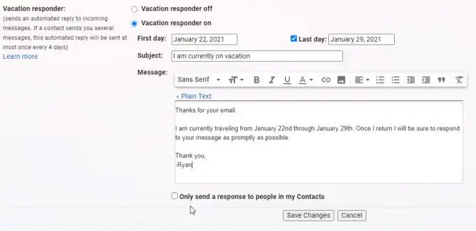 How to Set Up Out of Office in Gmail image 5