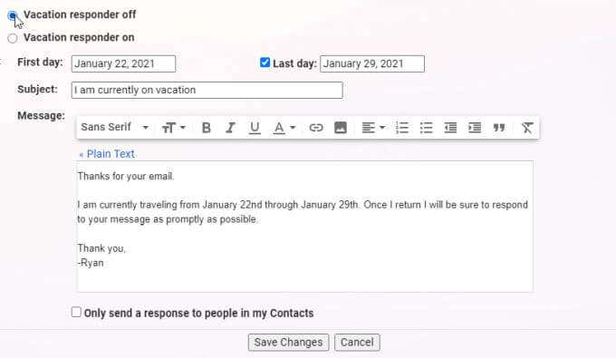 How to Turn Off Out of Office in Gmail image 2