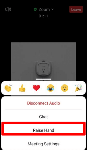 How to Raise a Hand in a Zoom Meeting image 7