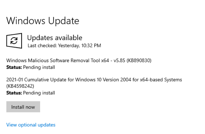 Update Windows image