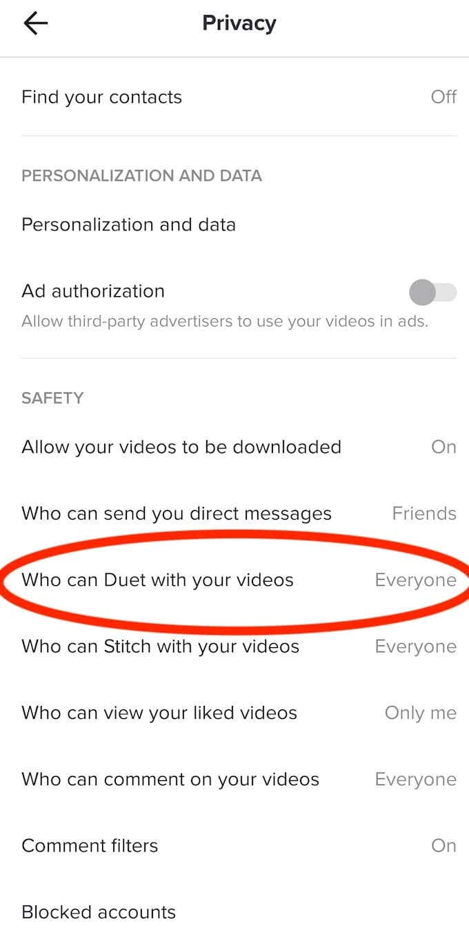 How to Enable &amp; Disable the Duet Function on TikTok image 4