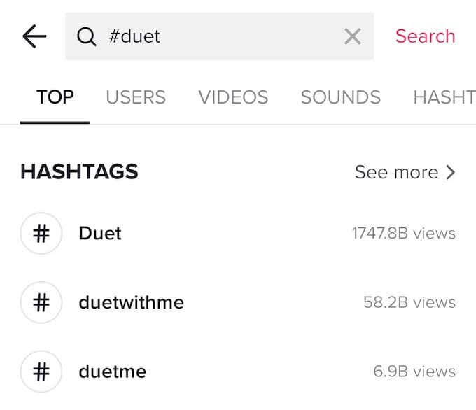 Where to Find Videos for TikTok Duets image