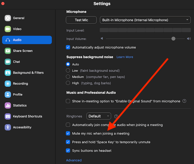 Ask the Attendees to Mute Their Audio image