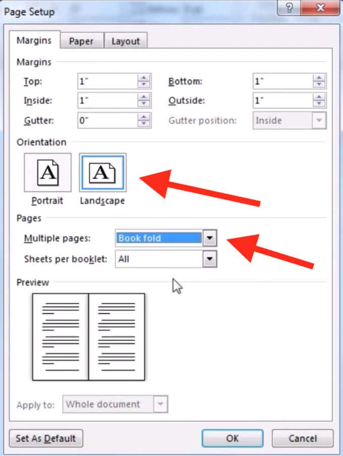 How to Make a Booklet in Word Manually image 2