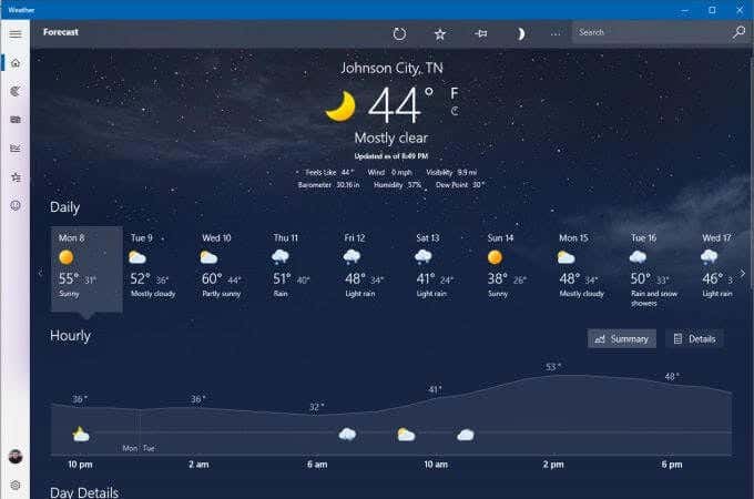 The 7 Best Weather Apps For Windows 10 Onlinetechtips