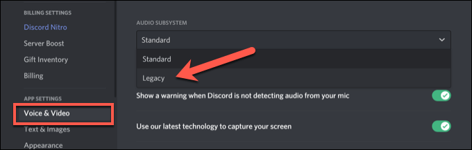 Change Discord Server Region, Audio Subsystem and Quality of Service (QoS) Settings image 5