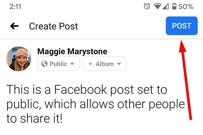 How to Allow Sharing on Facebook Posts image 11