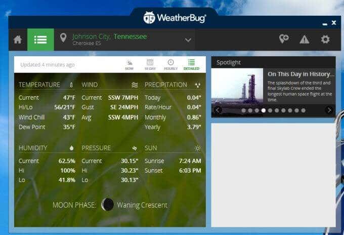 Weather Desktop Applications for Windows 10 image 3